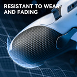 eXtremeRate Beyond-ARC Bottom Shell Kit with Rubberised Grip for PS5 Edge Controller - White Black - CKREGU002