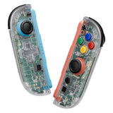 eXtremeRate D-Pad Version Replacement Full Set Shell Case with Buttons for Joycon 2 of Nintendo Switch 2 - Essence Version - Clear - SXANTM004