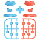 eXtremeRate DIY Replacement Full Set Buttons for Nintendo Switch 2 - Blue & Orange - BEWNTM013
