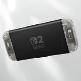 eXtremeRate DIY Replacement Full Set Shell Case with Buttons for Joycon 2 of Nintendo Switch 2 - Deluxe Version - Glow in Dark - Green - AWHNTM007