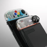 eXtremeRate DIY Replacement Full Set Shell Case with Buttons for Joycon 2 of Nintendo Switch 2 - Essence Version - Clear - BSUNTM006