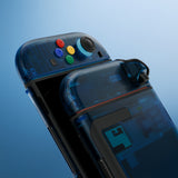 eXtremeRate DIY Replacement Full Set Shells with Buttons for Nintendo Switch 2 - Essence Version - Clear Blue - RHANTM005