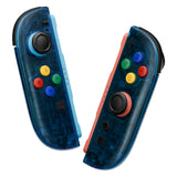 eXtremeRate DIY Replacement Full Set Shells with Buttons for Nintendo Switch 2 - Essence Version - Clear Blue - RHANTM005