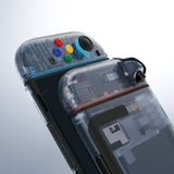 eXtremeRate DIY Replacement Full Set Shells with Buttons for Nintendo Switch 2 - Essence Version - Clear Glacier Blue - RHANTM003