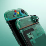 eXtremeRate DIY Replacement Full Set Shells with Buttons for Nintendo Switch 2 - Essence Version - Emerald Green - RHANTM004