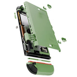 eXtremeRate DIY Replacement Full Set Shells with Buttons for Nintendo Switch 2 - Essence Version - Matcha Green - RHANTM010