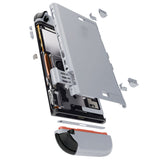 eXtremeRate DIY Replacement Full Set Shells with Buttons for Nintendo Switch 2 - Essence Version - New Hope Gray - RHANTM011