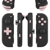 eXtremeRate Cherry Blossoms Pink D-pad ABXY Keys SR SL L R ZR ZL Trigger Buttons Springs, Replacement Full Set Buttons Fix Kits for NS Switch Joycon & OLED JoyCon (D-pad ONLY Fits for eXtremeRate Joycon D-pad Shell) - BZP306