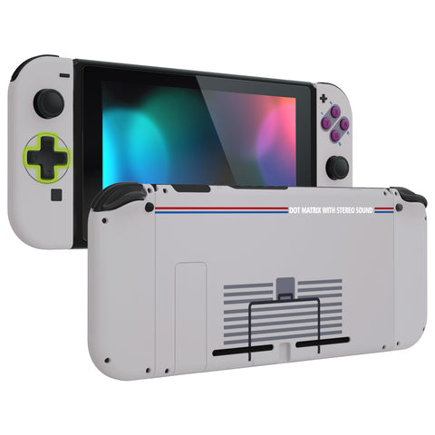 eXtremeRate Dpad Version Custom Full Set Shell for Nintendo Switch, Grip Replacement Console Back Plate, NS Joycon Controller Housing & Buttons for Nintendo Switch - Classic 1989 GB DMG-01 - QZT1004