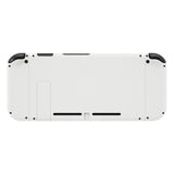 eXtremeRate Dpad Version Custom Full Set Shell for Nintendo Switch, Replacement Console Back Plate, NS Joycon Handheld Controller Housing with Buttons for Nintendo Switch - White - QZP3001