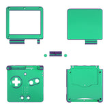 eXtremeRate IPS Ready Upgraded Chameleon Green Purple Custom Replacement Housing Shell for Gameboy Advance SP GBA SP – Compatible with Both IPS & Standard LCD – Console & Screen NOT Included - ASPP3007