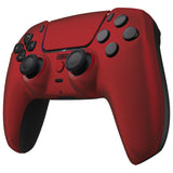 eXtremeRate LUNA Redesigned Front Shell with Touchpad for PS5 Controller BDM-010/020/030/040/050/060 - Scarlet Red - GHPFP002G4