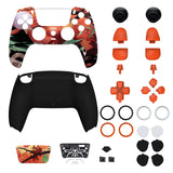 eXtremeRate Luna Redesigned Full Set Shells & Buttons for PS5 Controller BDM-030/040/050 - KQXPFR002 - Maple Impact