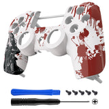 eXtremeRate Zombie Blood Patterned Repair Top Shell for PS4 Pro Slim Controller (CUH-ZCT2 JDM-040 JDM-050 JDM-055) - SP4FT14