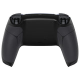 eXtremeRate Black Performance Rubberized Custom Back Housing Bottom Shell Compatible with ps5 Controller, Replacement Back Shell Cover Compatible with ps5 Controller - DPFU6001