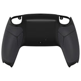 eXtremeRate Black Performance Rubberized Custom Back Housing Bottom Shell Compatible with ps5 Controller, Replacement Back Shell Cover Compatible with ps5 Controller - DPFU6001
