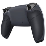 eXtremeRate Classic Gray & Dark Gray Performance Rubberized Custom Back Housing Bottom Shell Compatible with ps5 Controller, Replacement Back Shell Cover Compatible with ps5 Controller - DPFU6004