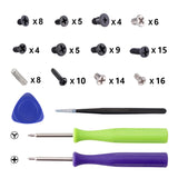 eXtremeRate Cross Screwdriver Set Opening Tools Repair Kits for Nintendo Switch OLED Console and JoyCon with Spare Screws Tweezers and Prying Tool - NSAR0155