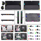 eXtremeRate Cross Screwdriver Set Opening Tools Repair Kits for Nintendo Switch OLED Console and JoyCon with Spare Screws Tweezers and Prying Tool - NSAR0155