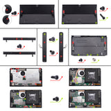eXtremeRate Cross Screwdriver Set Opening Tools Repair Kits for Nintendo Switch OLED Console and JoyCon with Spare Screws Tweezers and Prying Tool - NSAR0155