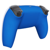 eXtremeRate Blue Soft Touch Custom Back Housing Bottom Shell Compatible with ps5 Controller, Replacement Back Shell Cover Compatible with ps5 Controller - DPFP3005