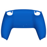 eXtremeRate Blue Soft Touch Custom Back Housing Bottom Shell Compatible with ps5 Controller, Replacement Back Shell Cover Compatible with ps5 Controller - DPFP3005