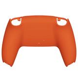 eXtremeRate Orange Soft Touch Custom Back Housing Bottom Shell Compatible with ps5 Controller, Replacement Back Shell Cover Compatible with ps5 Controller - DPFP3004