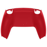 eXtremeRate Passion Red Soft Touch Custom Back Housing Bottom Shell Compatible with ps5 Controller, Replacement Back Shell Cover Compatible with ps5 Controller - DPFP3027