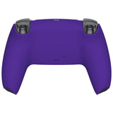 eXtremeRate Purple Soft Touch Custom Back Housing Bottom Shell Compatible with ps5 Controller, Replacement Back Shell Cover Compatible with ps5 Controller - DPFP3007