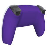 eXtremeRate Purple Soft Touch Custom Back Housing Bottom Shell Compatible with ps5 Controller, Replacement Back Shell Cover Compatible with ps5 Controller - DPFP3007