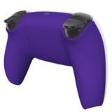 eXtremeRate Purple Soft Touch Custom Back Housing Bottom Shell Compatible with ps5 Controller, Replacement Back Shell Cover Compatible with ps5 Controller - DPFP3007
