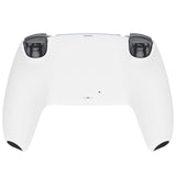 eXtremeRate White Custom Back Housing Bottom Shell Compatible with ps5 Controller, Replacement Back Shell Cover Compatible with ps5 Controller - DPFP3008