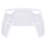 eXtremeRate Clear Custom Back Housing Bottom Shell Compatible with ps5 Controller, Replacement Back Shell Cover Compatible with ps5 Controller - DPFM5001