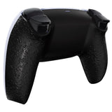 eXtremeRate Textured Black Custom Back Housing Bottom Shell Compatible with ps5 Controller, Replacement Back Shell Cover Compatible with ps5 Controller - DPFP3013