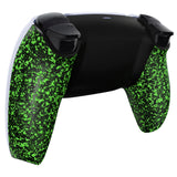 eXtremeRate Textured Green Custom Back Housing Bottom Shell Compatible with ps5 Controller, Replacement Back Shell Cover Compatible with ps5 Controller - DPFP3017