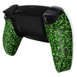 eXtremeRate Textured Green Custom Back Housing Bottom Shell Compatible with ps5 Controller, Replacement Back Shell Cover Compatible with ps5 Controller - DPFP3017