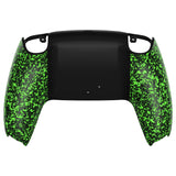 eXtremeRate Textured Green Custom Back Housing Bottom Shell Compatible with ps5 Controller, Replacement Back Shell Cover Compatible with ps5 Controller - DPFP3017
