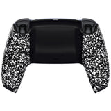 eXtremeRate Textured White Custom Back Housing Bottom Shell Compatible with ps5 Controller, Replacement Back Shell Cover Compatible with ps5 Controller - DPFP3014