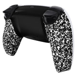 eXtremeRate Textured White Custom Back Housing Bottom Shell Compatible with ps5 Controller, Replacement Back Shell Cover Compatible with ps5 Controller - DPFP3014