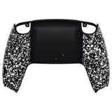 eXtremeRate Textured White Custom Back Housing Bottom Shell Compatible with ps5 Controller, Replacement Back Shell Cover Compatible with ps5 Controller - DPFP3014