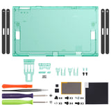 eXtremeRate Replacement DIY Rear Back Plate for Nintendo Switch 2 Handheld Console  (Without Kickstand) - Emerald Green - GLTNTM004