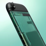 eXtremeRate Replacement DIY Rear Back Plate for Nintendo Switch 2 Handheld Console  (Without Kickstand) - Emerald Green - GLTNTM004