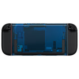 eXtremeRate Replacement DIY Rear Back Plate for Nintendo Switch 2 Handheld Console  (Without Kickstand) - Clear Blue - GLTNTM005