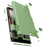 eXtremeRate Replacement DIY Rear Back Plate for Nintendo Switch 2 Handheld Console  (Without Kickstand) - Matcha Green - GLTNTM010