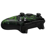 eXtremeRate Dark Carnival Replacement Front Housing Shell Case with Thumbstick Accent Rings for Xbox One Elite Series 2 Controller Model 1797 - ELT156