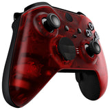 eXtremeRate Replacement Front Housing Shell Case for Xbox One Elite Series 2 & Elite 2 Core Controller (Model 1797) - Clear Red - ELM506