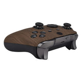 eXtremeRate Replacement Front Housing Shell Case for Xbox One Elite Series 2 & Elite 2 Core Controller (Model 1797) - Wood Grain - ELS201