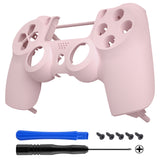 eXtremeRate Cherry Blossoms Pink Faceplate Cover Front Housing Shell Case Replacement Part for PS4 Slim PS4 Pro Controller (CUH-ZCT2 JDM-040 JDM-050 JDM-055) - SP4FX16