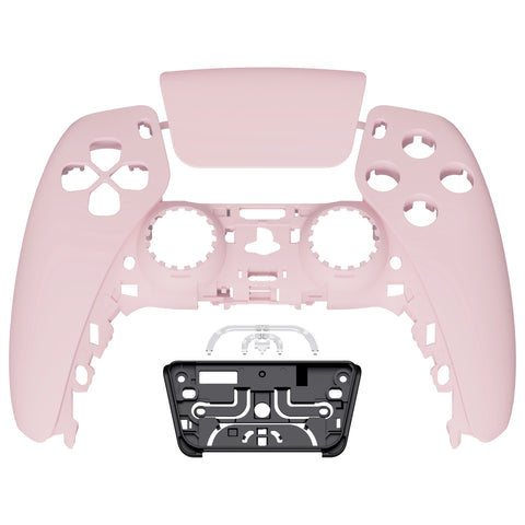 eXtremeRate Cherry Blossoms Pink Touchpad Front Housing Shell Compatible with ps5 Controller BDM-010/020/030/040/050, DIY Replacement Shell Custom Touch Pad Cover Faceplate Compatible with ps5 Controller - ZPFP3012G3