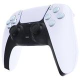 eXtremeRate Replacement D-pad R1 L1 R2 L2 Triggers Share Options Face Buttons, Celadon Green Full Set Buttons Compatible with ps5 Controller BDM-030/040/050 - Controller NOT Included - JPF1049G3